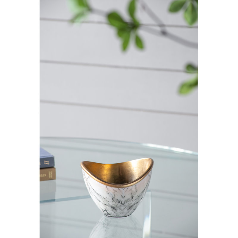 Mercer41 Gloriane Aluminum Decorative Bowl Set of 2 Wayfair